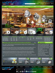 金曼斯光電（Kamsled）官方網站設計 以光為媒，照亮品牌未來